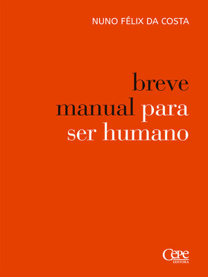cover image of Breve manual para ser humano